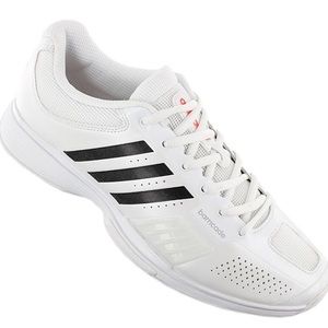 Adidas Adipower Barricades - Women’s White Grasscourt Tennis Shoes